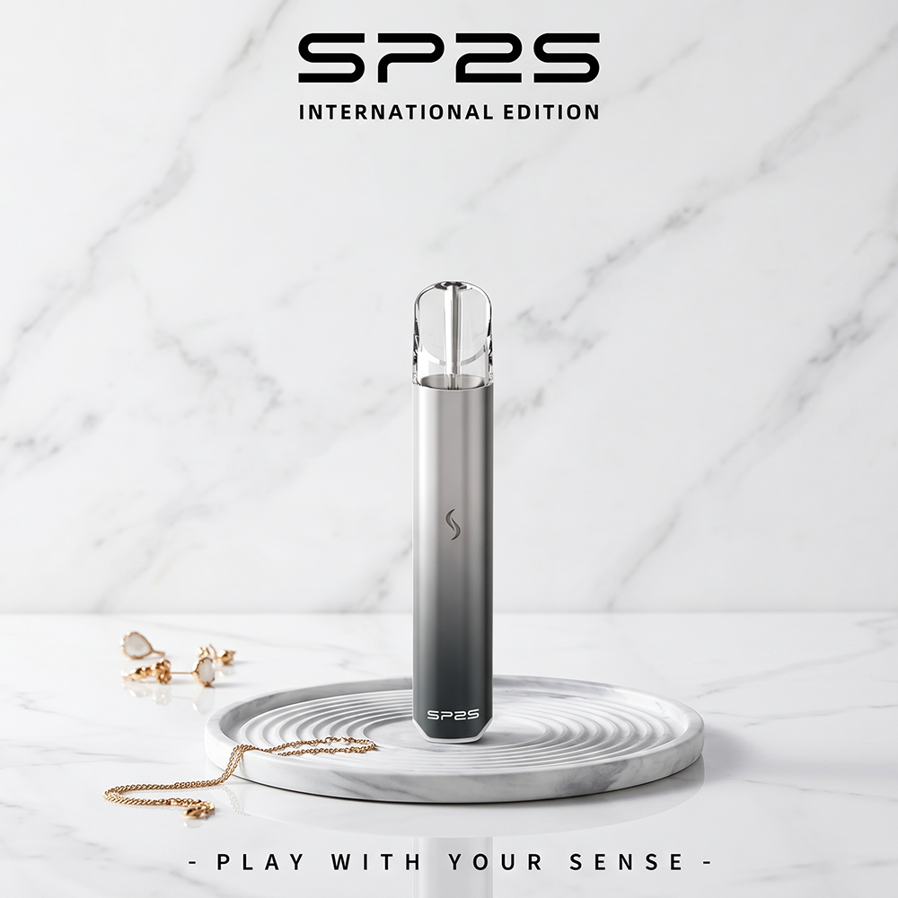 電子煙 思博瑞 SP2S 國際版 發光電子煙主機 鈦鋼黑色